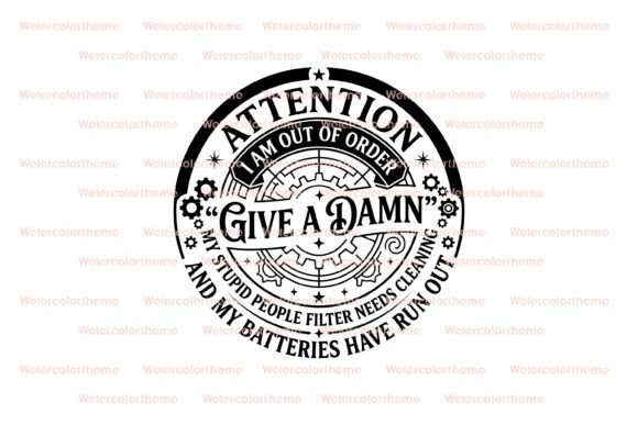 Attention I Am out of Order SVG