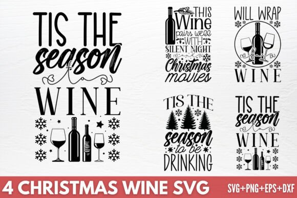 Christmas Wine SVG Review