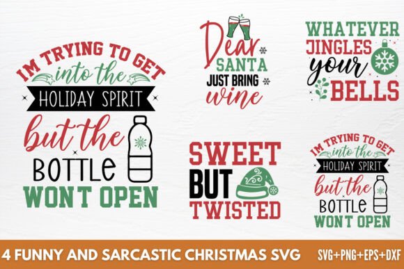 Funny and Sarcastic Christmas SVG