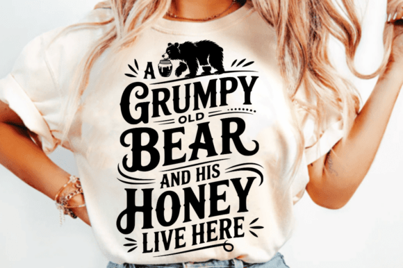 Funny Grumpy Old Bear Couple SVG Design Review for Real Projects