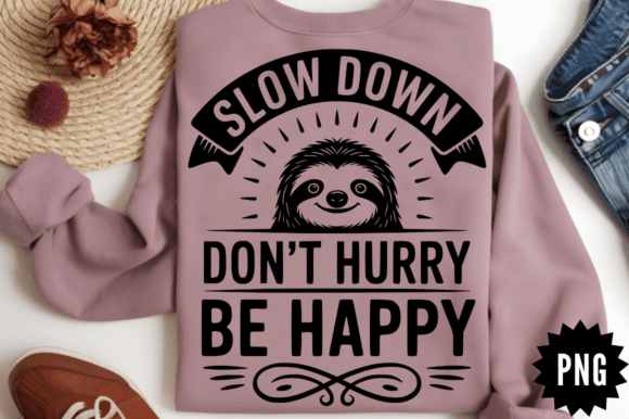 Motivational Slow Down SVG Design
