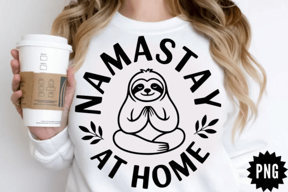 Namastay at Home SVG Cut File Design Review